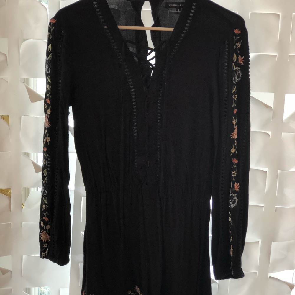 Kendall & Kylie embroidered romper